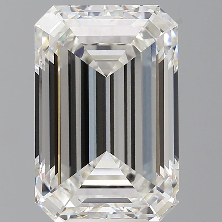 8.54 Carat Emerald Shaped, Ideal Cut, G Color, VS1 Clarity, IGI Certified Lab Grown Diamond