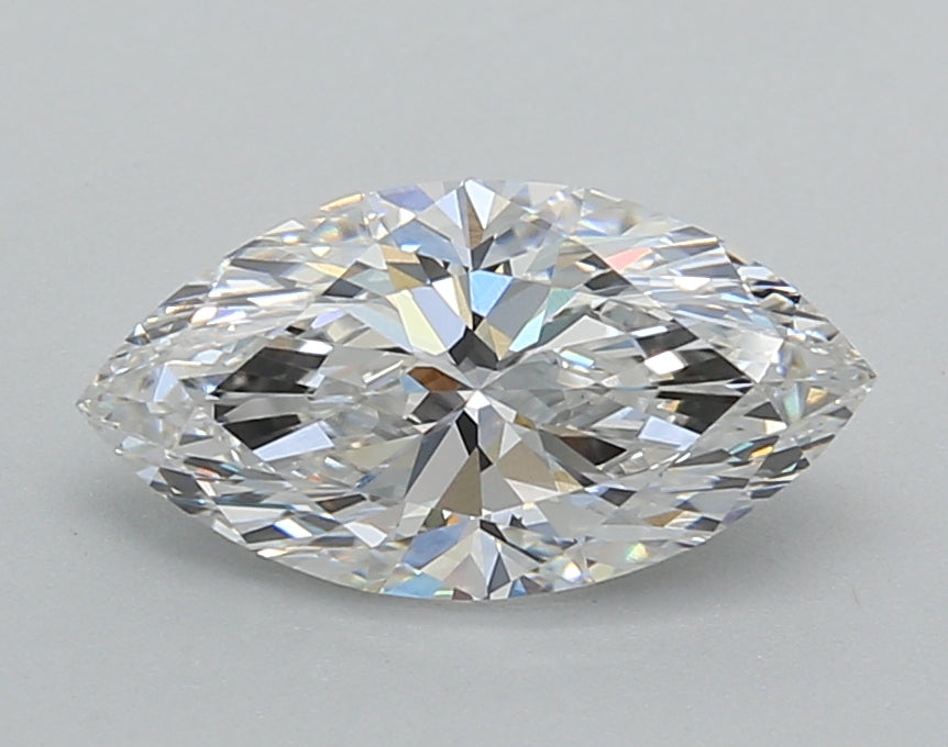 1.57 Carat Marquise Shaped, Excellent Cut, E Color, VVS2 Clarity, IGI Certified Lab Grown Diamond