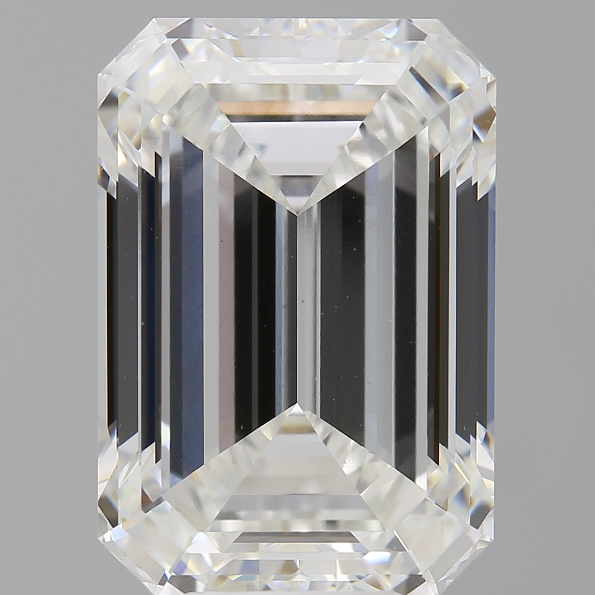 10.09 Carat Emerald Shaped, Ideal Cut, F Color, VVS2 Clarity, IGI Certified Lab Grown Diamond