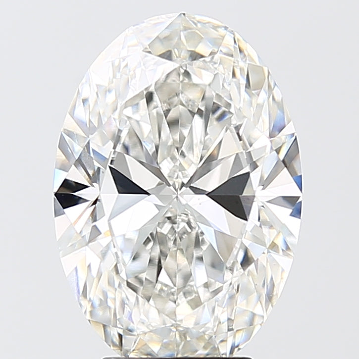 4.09 Carat Oval Shaped, Very Good Cut, F Color, VS1 Clarity, IGI Certified Lab Grown Diamond
