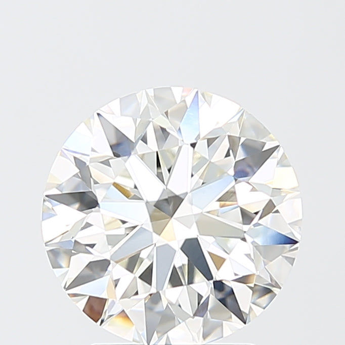 3.01 Carat Round Shaped, Excellent Cut, G Color, VVS2 Clarity, IGI Certified Lab Grown Diamond