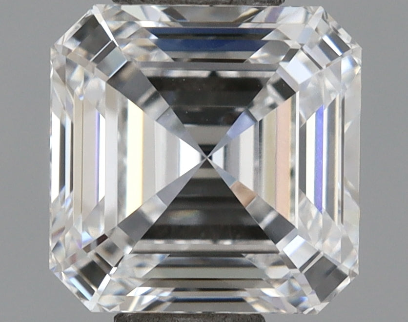 1.04 Carat Asscher Shaped, Ideal Cut, E Color, VVS1 Clarity, IGI Certified Lab Grown Diamond