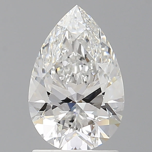 1.59 Carat Pear Shaped, Ideal Cut, E Color, VVS2 Clarity, IGI Certified Lab Grown Diamond