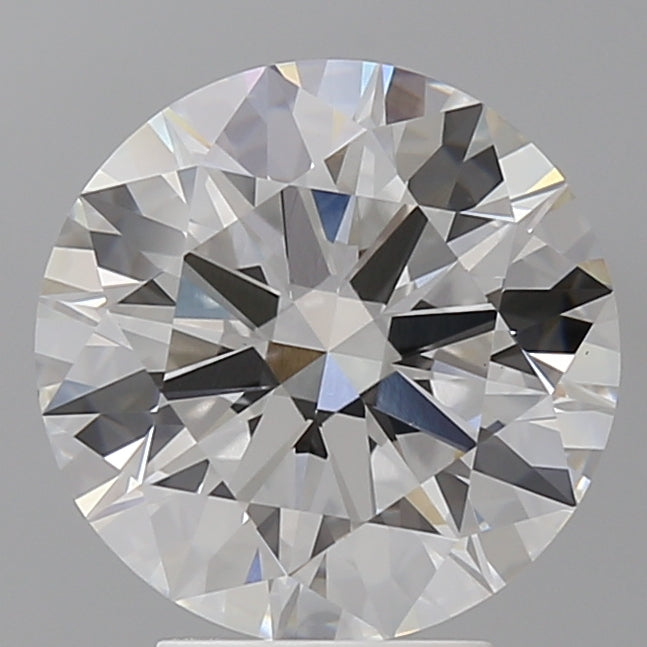 4.08 Carat Round Shaped, Ideal Cut, F Color, VVS2 Clarity, IGI Certified Lab Grown Diamond