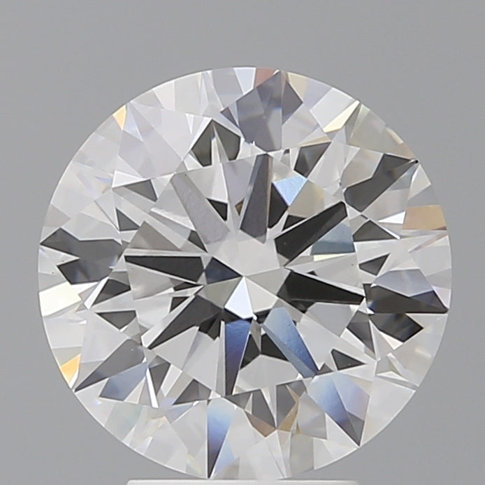4.50 Carat Round Shaped, Excellent Cut, F Color, VVS2 Clarity, IGI Certified Lab Grown Diamond