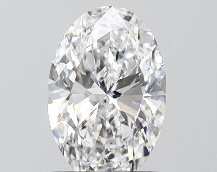 1.07 Carat Oval Shaped, Ideal Cut, D Color, VVS2 Clarity, IGI Certified Lab Grown Diamond