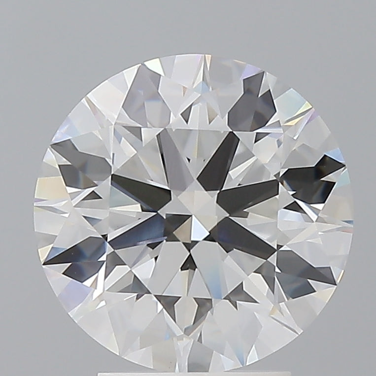 3.59 Carat Round Shaped, Ideal Cut, E Color, VVS2 Clarity, IGI Certified Lab Grown Diamond