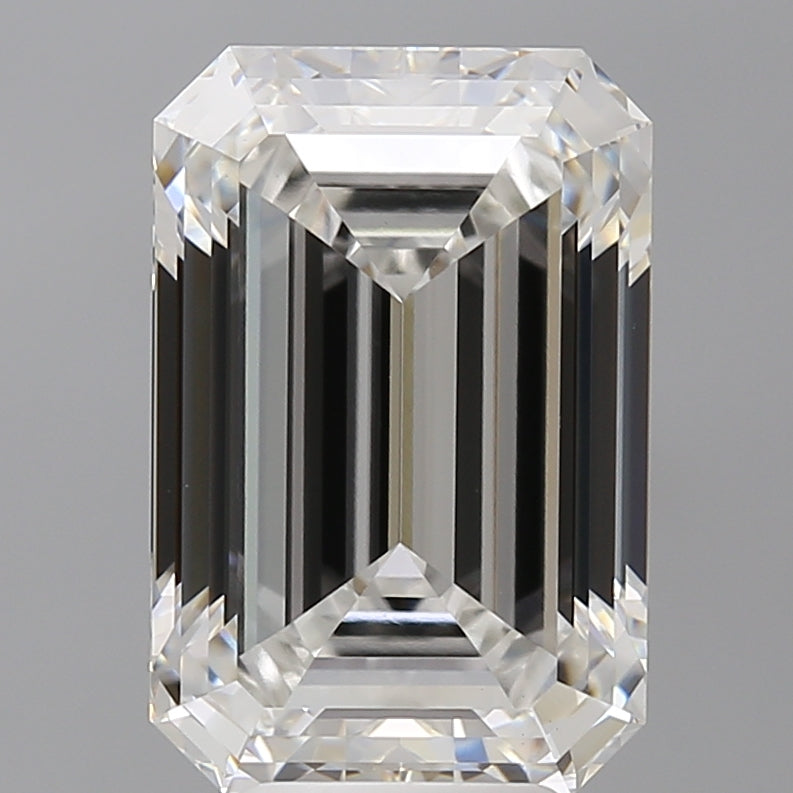 6.60 Carat Emerald Shaped, Ideal Cut, E Color, VS1 Clarity, IGI Certified Lab Grown Diamond