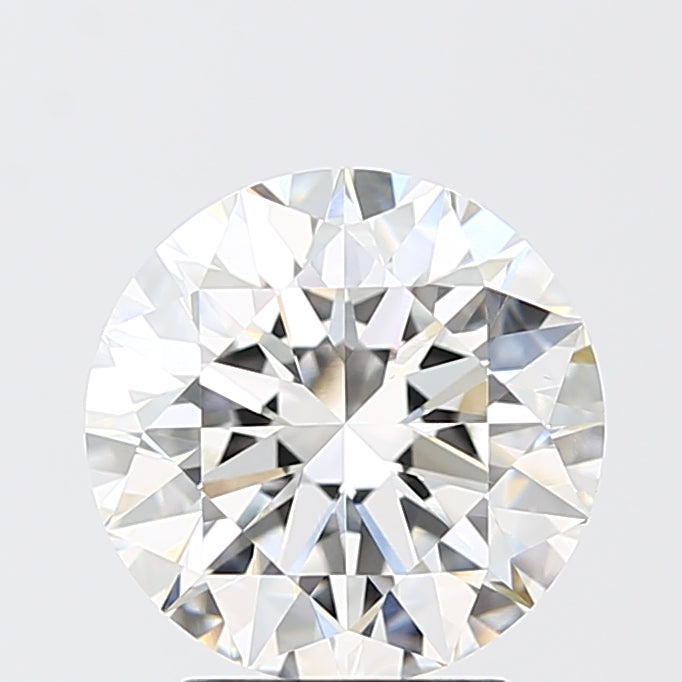 3.02 Carat Round Shaped, Excellent Cut, G Color, VVS2 Clarity, IGI Certified Lab Grown Diamond