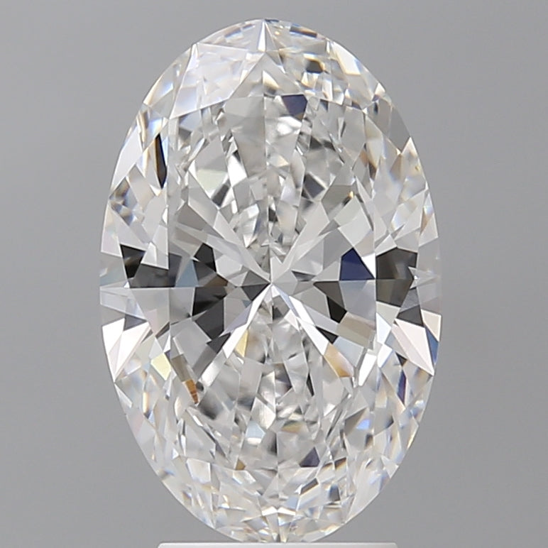 3.56 Carat Oval Shaped, Ideal Cut, E Color, VVS2 Clarity, IGI Certified Lab Grown Diamond