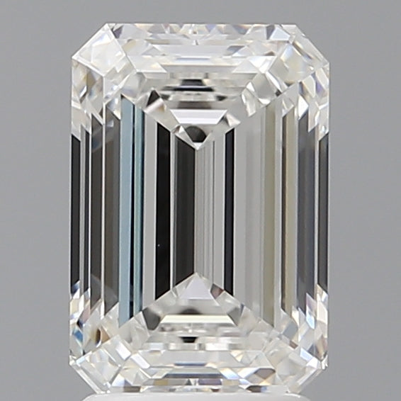 2.53 Carat Emerald Shaped, Ideal Cut, E Color, VVS2 Clarity, IGI Certified Lab Grown Diamond