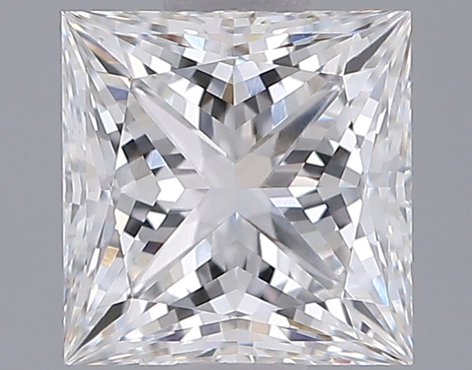 1.32 Carat Princess Shaped, Ideal Cut, E Color, VVS1 Clarity, IGI Certified Lab Grown Diamond