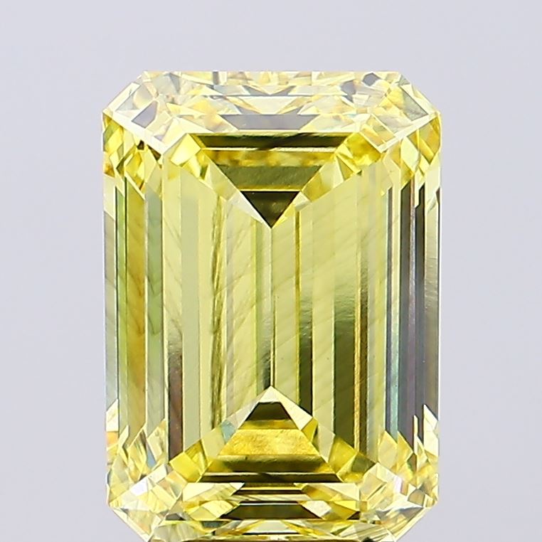 9.30 Carat Emerald Shaped, Ideal Cut, SI1 Clarity, IGI Certified Lab Grown Diamond