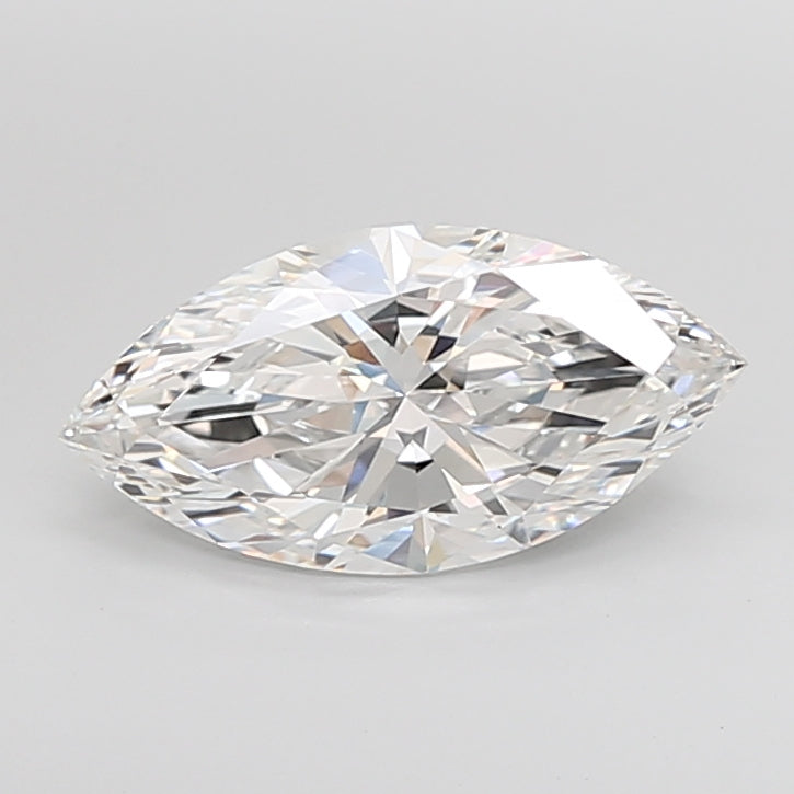 4.05 Carat Marquise Shaped, Ideal Cut, F Color, VVS2 Clarity, IGI Certified Lab Grown Diamond