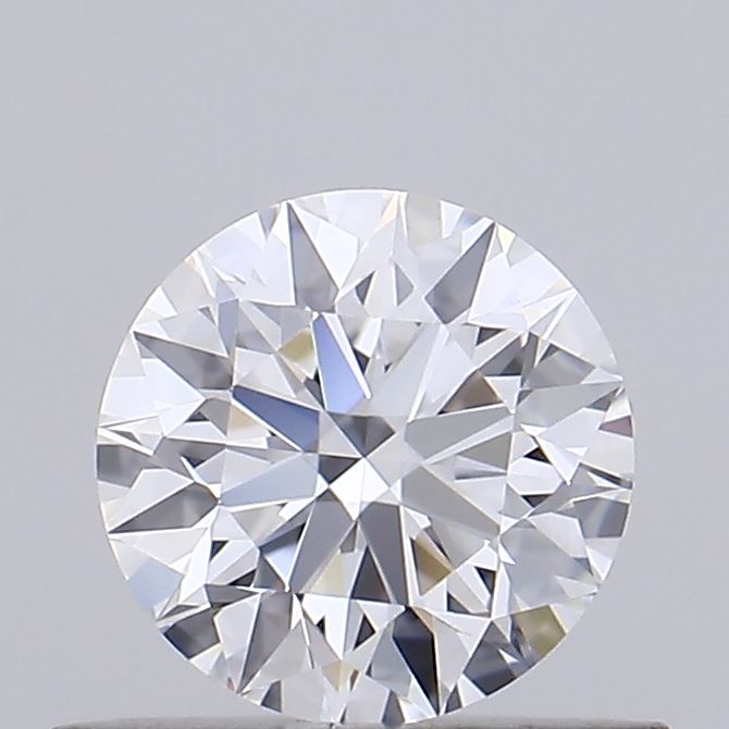 0.54 Carat Round Shaped, Ideal Cut, D Color, VVS2 Clarity, IGI Certified Lab Grown Diamond