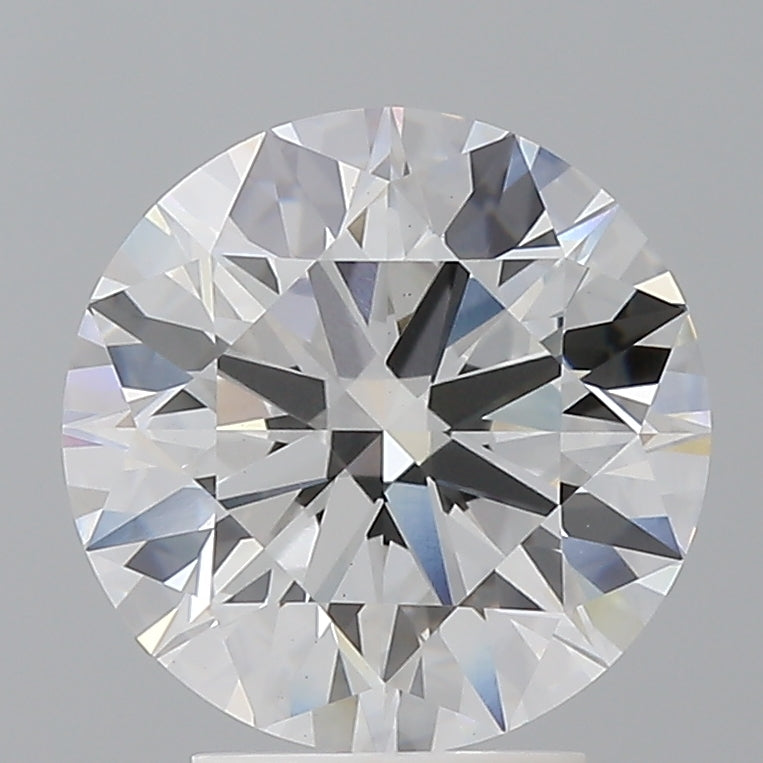 3.59 Carat Round Shaped, Ideal Cut, E Color, VVS2 Clarity, IGI Certified Lab Grown Diamond
