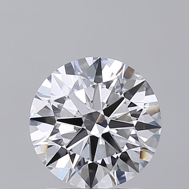 2.01 Carat Round Shaped, Ideal Cut, D Color, VVS2 Clarity, IGI Certified Lab Grown Diamond
