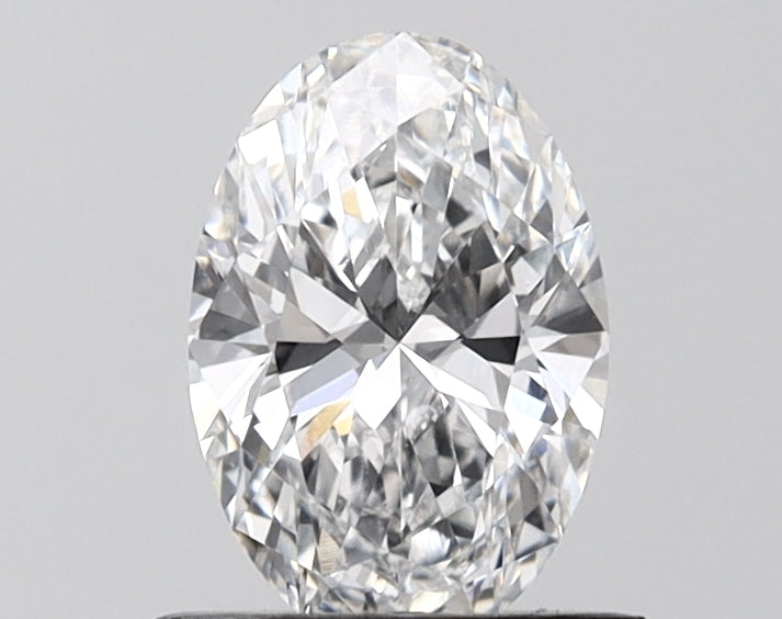 1.01 Carat Oval Shaped, Ideal Cut, D Color, VVS2 Clarity, IGI Certified Lab Grown Diamond