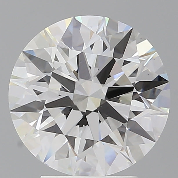 3.57 Carat Round Shaped, Ideal Cut, E Color, VVS2 Clarity, IGI Certified Lab Grown Diamond