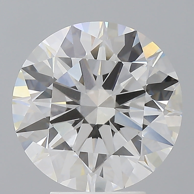 4.52 Carat Round Shaped, Excellent Cut, F Color, VVS2 Clarity, IGI Certified Lab Grown Diamond