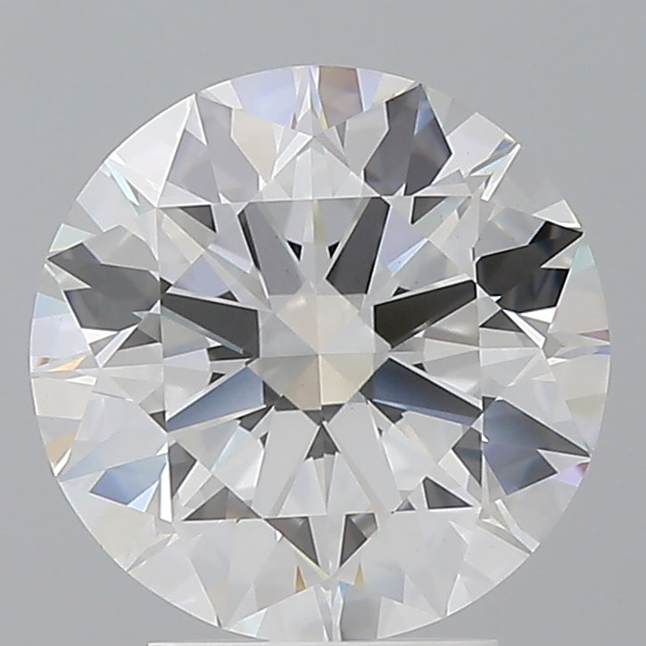 3.59 Carat Round Shaped, Ideal Cut, F Color, VVS2 Clarity, IGI Certified Lab Grown Diamond