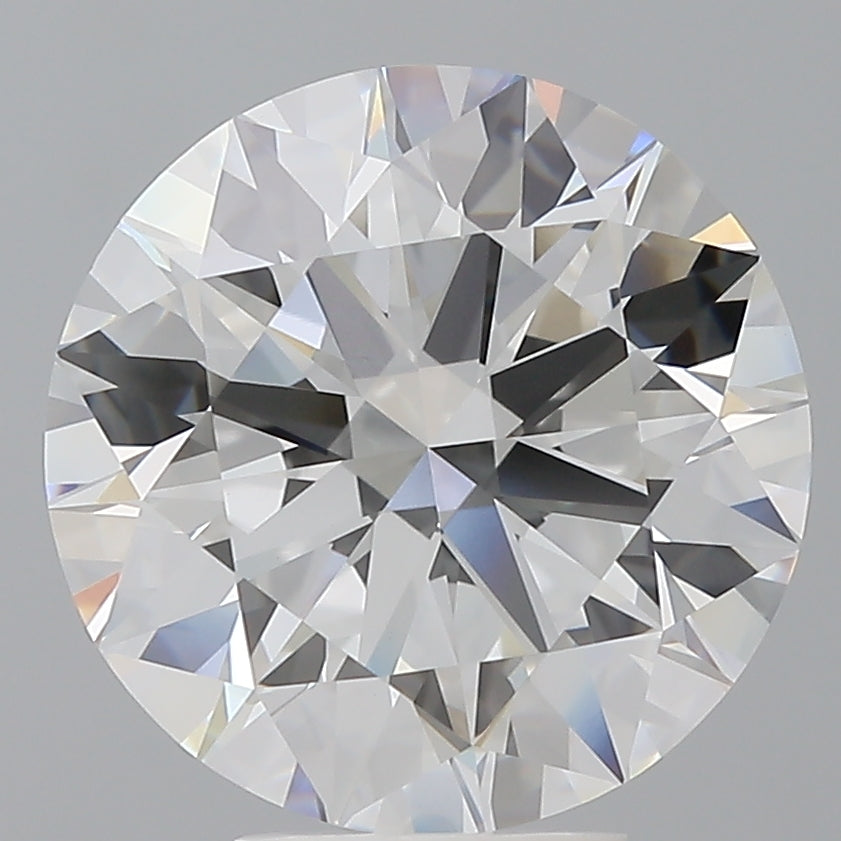 6.06 Carat Round Shaped, Ideal Cut, F Color, VVS2 Clarity, IGI Certified Lab Grown Diamond