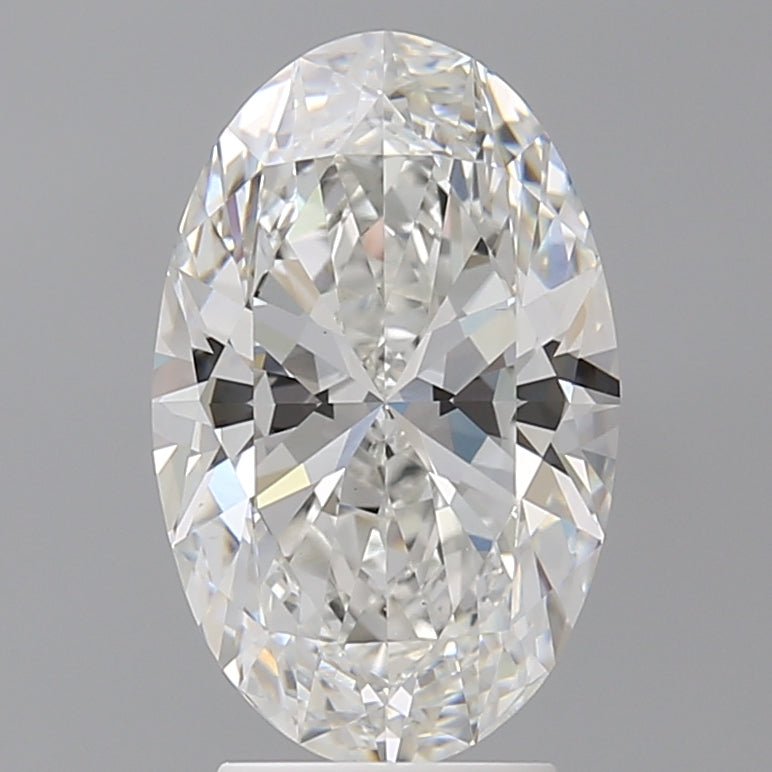 3.50 Carat Oval Shaped, Ideal Cut, F Color, VS1 Clarity, IGI Certified Lab Grown Diamond