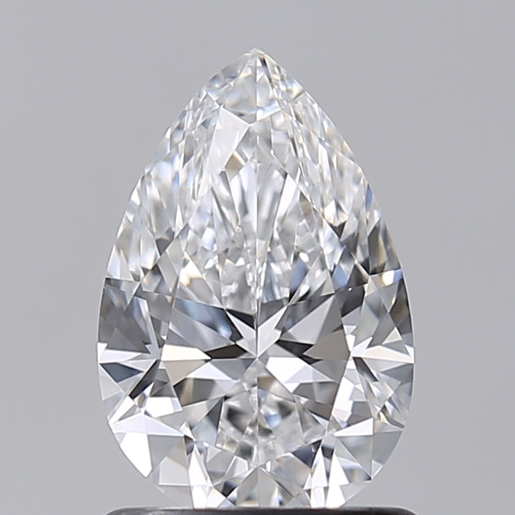 1.02 Carat Pear Shaped, Excellent Cut, D Color, VVS1 Clarity, IGI Certified Lab Grown Diamond