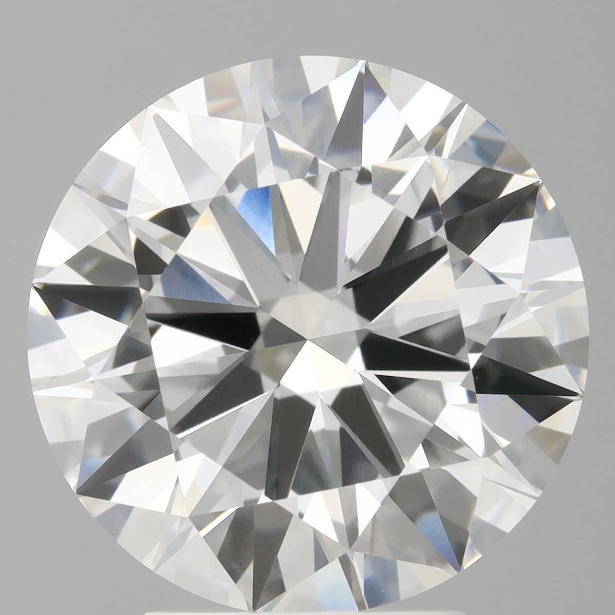4.05 Carat Round Shaped, Excellent Cut, E Color, VVS2 Clarity, IGI Certified Lab Grown Diamond