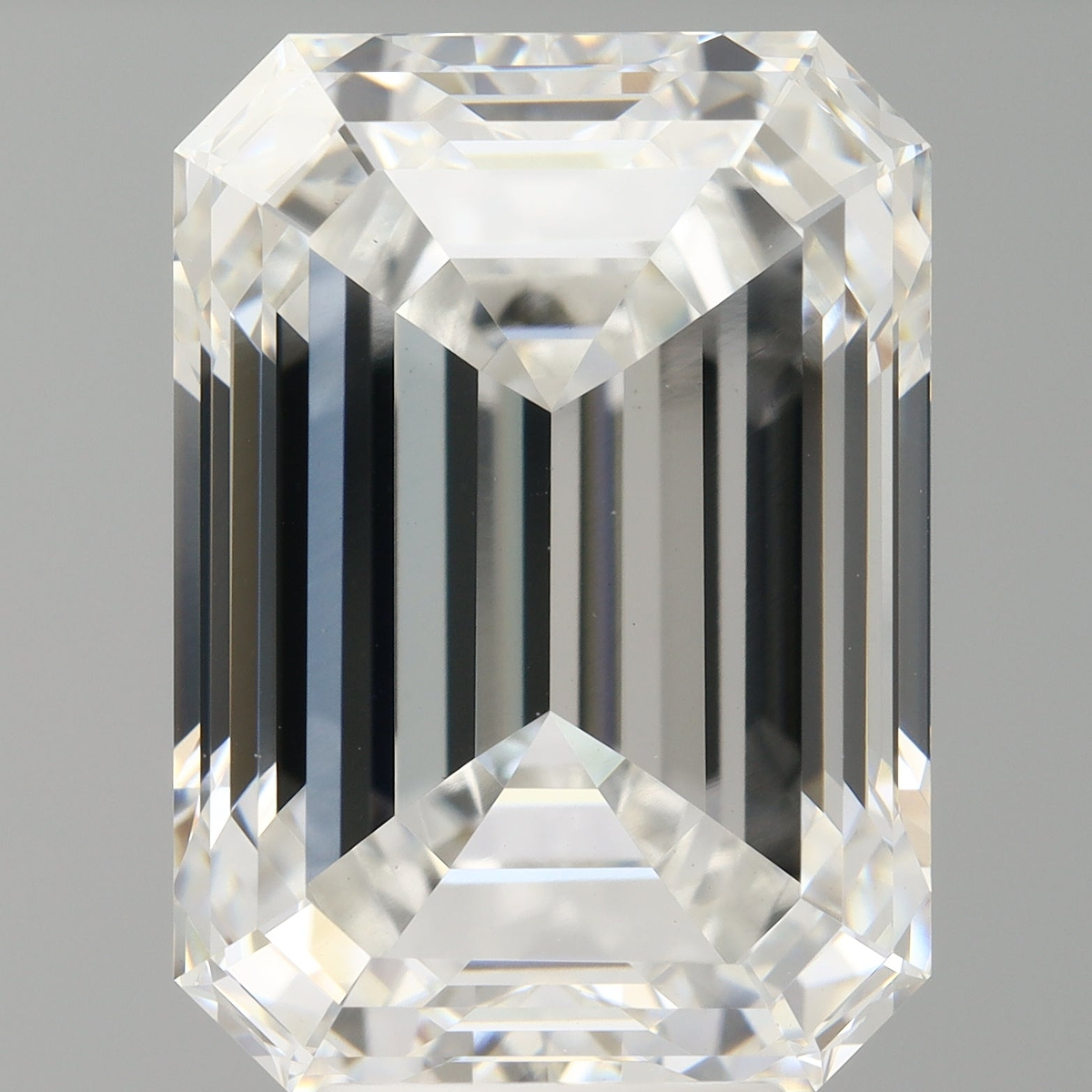 8.08 Carat Emerald Shaped, Ideal Cut, F Color, VVS2 Clarity, IGI Certified Lab Grown Diamond