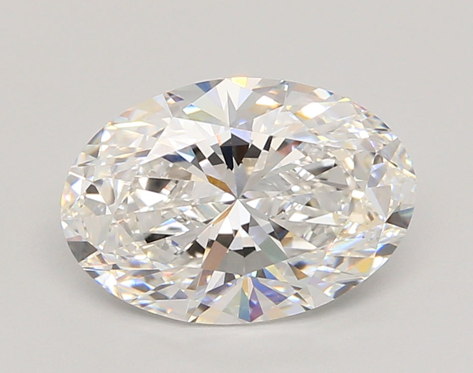 3.02 Carat Oval Shaped, Ideal Cut, E Color, VVS2 Clarity, IGI Certified Lab Grown Diamond
