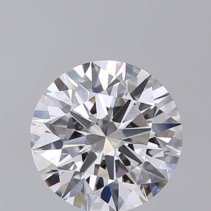 3.02 Carat Round Shaped, Ideal Cut, E Color, VVS2 Clarity, IGI Certified Lab Grown Diamond