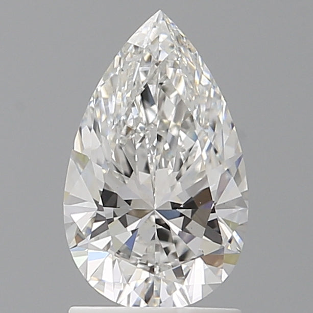 1.53 Carat Pear Shaped, Ideal Cut, E Color, VVS2 Clarity, IGI Certified Lab Grown Diamond