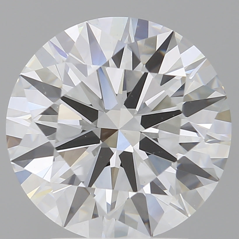 3.02 Carat Round Shaped, Ideal Cut, E Color, VVS2 Clarity, IGI Certified Lab Grown Diamond