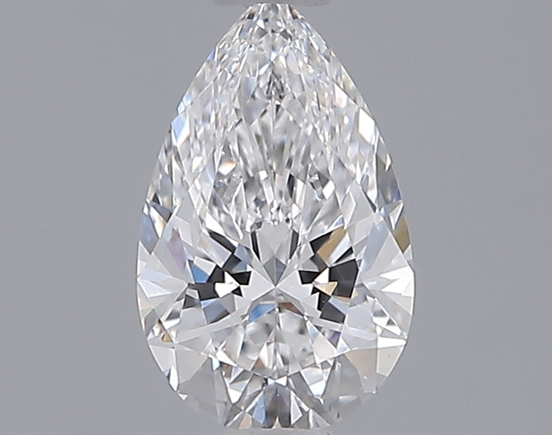 1.06 Carat Pear Shaped, Ideal Cut, D Color, VVS2 Clarity, IGI Certified Lab Grown Diamond