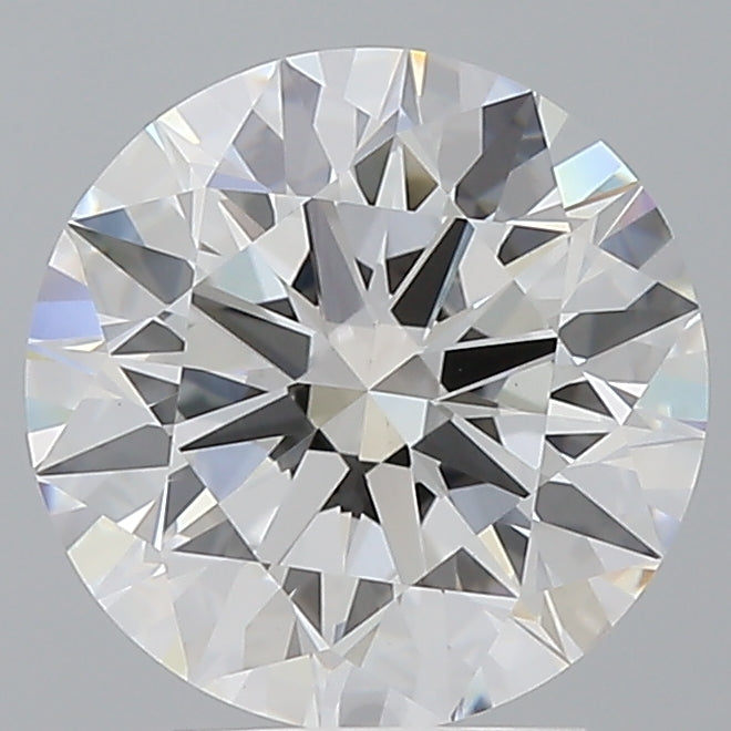 3.10 Carat Round Shaped, Ideal Cut, E Color, VVS2 Clarity, IGI Certified Lab Grown Diamond