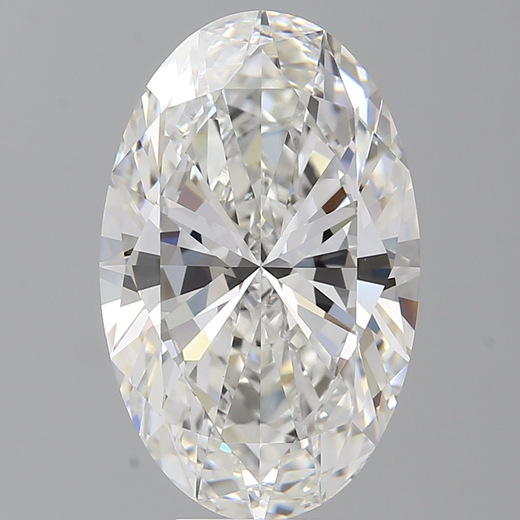 8.08 Carat Oval Shaped, Ideal Cut, E Color, VVS2 Clarity, IGI Certified Lab Grown Diamond