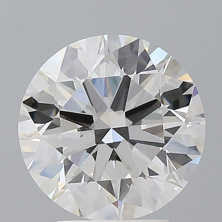 3.53 Carat Round Shaped, Ideal Cut, F Color, VVS2 Clarity, IGI Certified Lab Grown Diamond