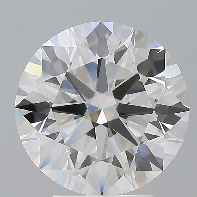 4.02 Carat Round Shaped, Ideal Cut, F Color, VVS2 Clarity, IGI Certified Lab Grown Diamond