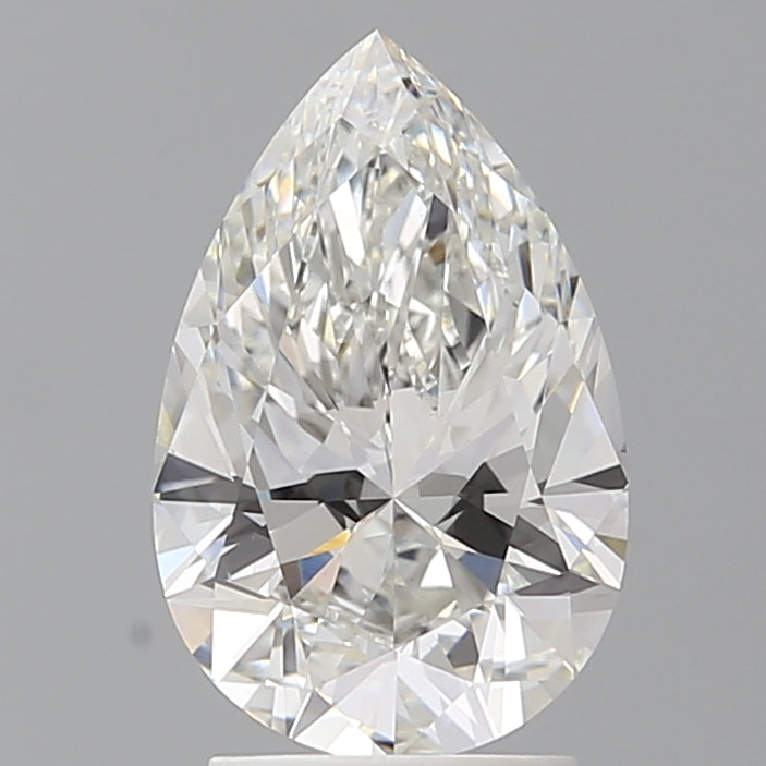2.53 Carat Pear Shaped, Ideal Cut, F Color, VS1 Clarity, IGI Certified Lab Grown Diamond