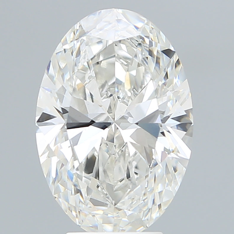 4.54 Carat Oval Shaped, Ideal Cut, F Color, VS2 Clarity, IGI Certified Lab Grown Diamond