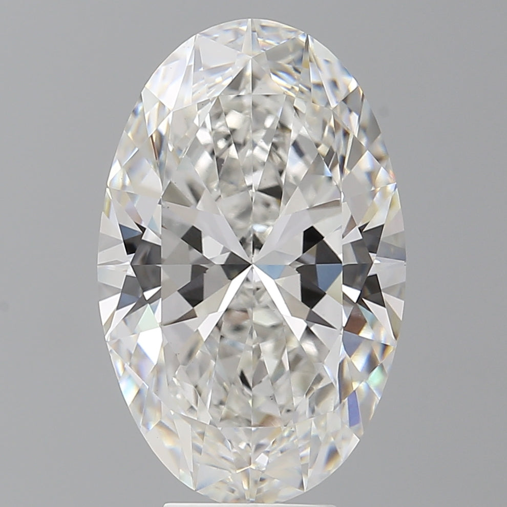 7.09 Carat Oval Shaped, Ideal Cut, F Color, VVS2 Clarity, IGI Certified Lab Grown Diamond
