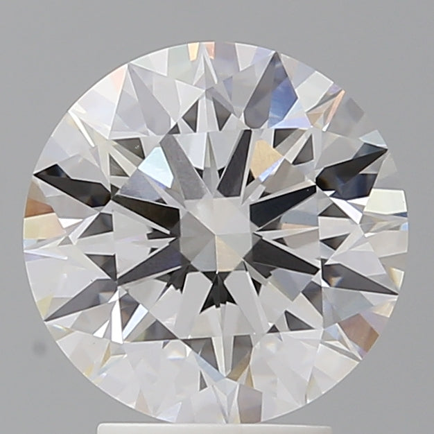 3.59 Carat Round Shaped, Ideal Cut, F Color, VVS2 Clarity, IGI Certified Lab Grown Diamond