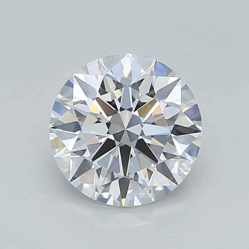 1.55 Carat Round Shaped, Ideal Cut, D Color, VVS1 Clarity, IGI Certified Lab Grown Diamond