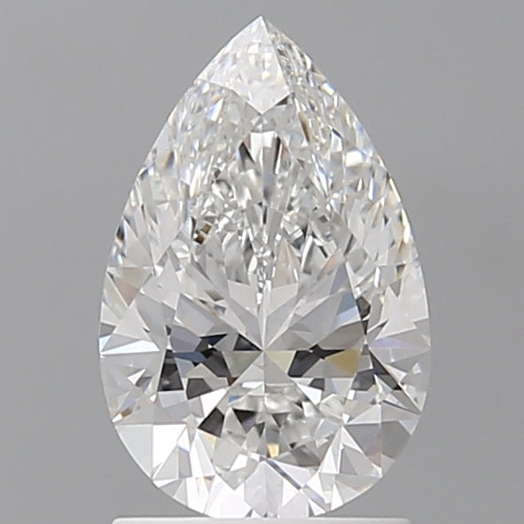 1.59 Carat Pear Shaped, Ideal Cut, D Color, VVS2 Clarity, IGI Certified Lab Grown Diamond
