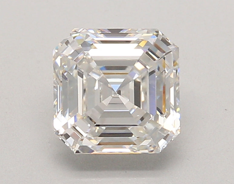 2.04 Carat Asscher Shaped, Ideal Cut, F Color, VVS2 Clarity, IGI Certified Lab Grown Diamond