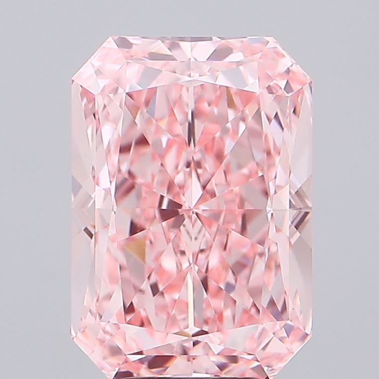 7.01 Carat Radiant Shaped, Excellent Cut, VVS2 Clarity, IGI Certified Lab Grown Diamond