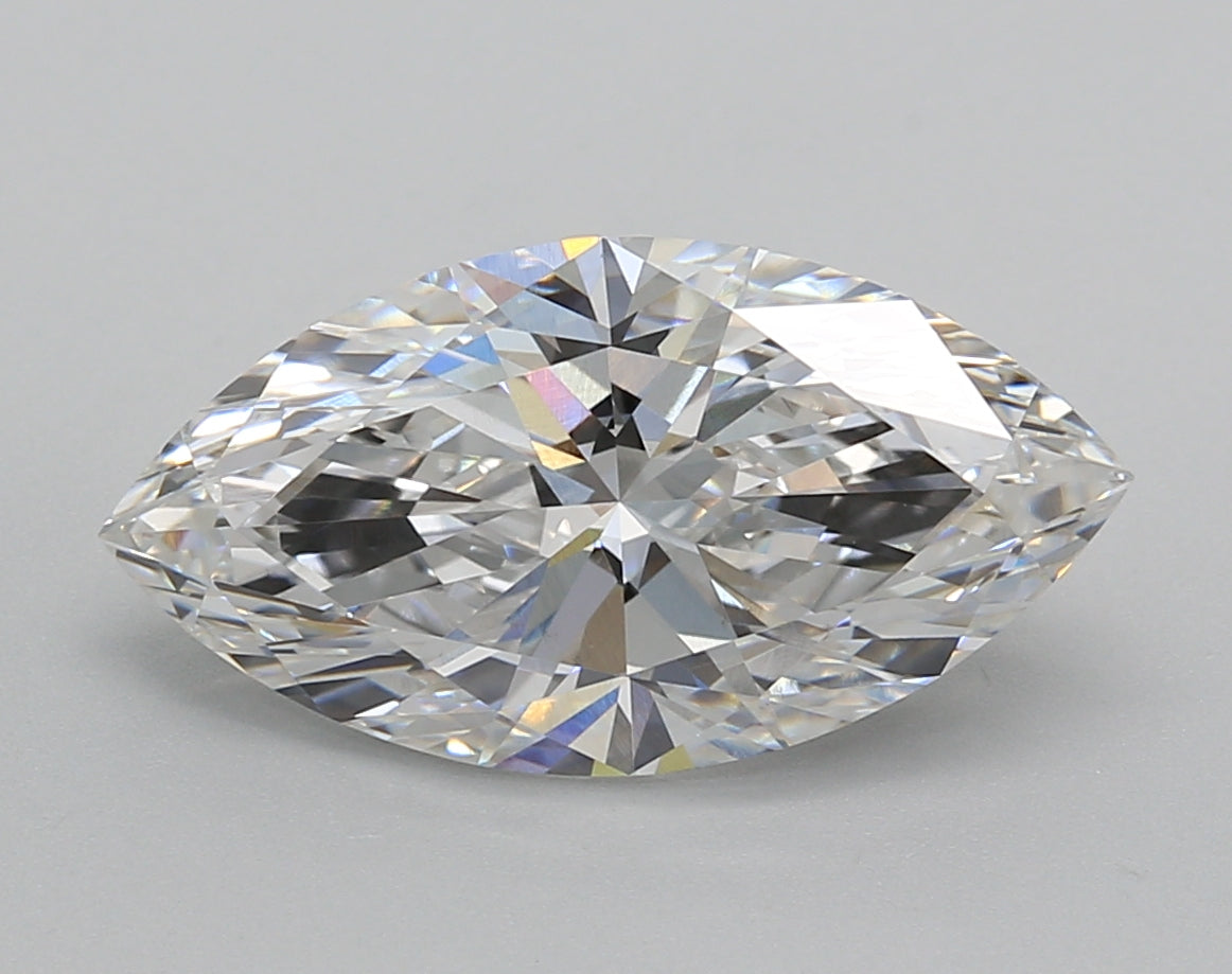 3.52 Carat Marquise Shaped, Very Good Cut, F Color, VVS2 Clarity, IGI Certified Lab Grown Diamond