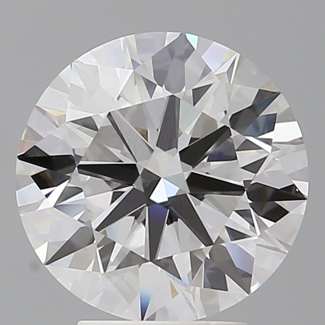 4.05 Carat Round Shaped, Ideal Cut, F Color, VVS2 Clarity, IGI Certified Lab Grown Diamond