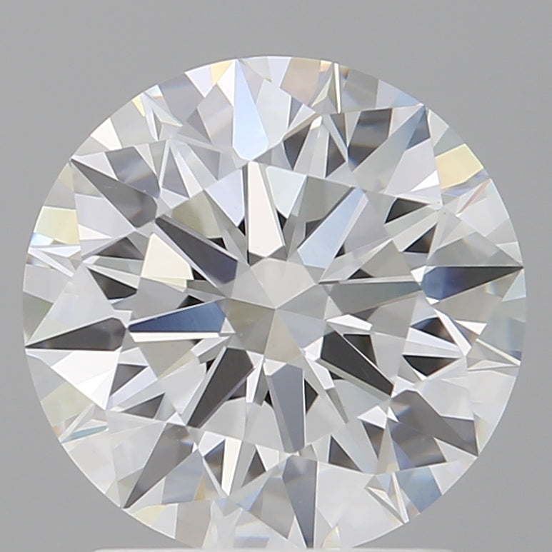 2.04 Carat Round Shaped, Ideal Cut, E Color, VVS2 Clarity, IGI Certified Lab Grown Diamond
